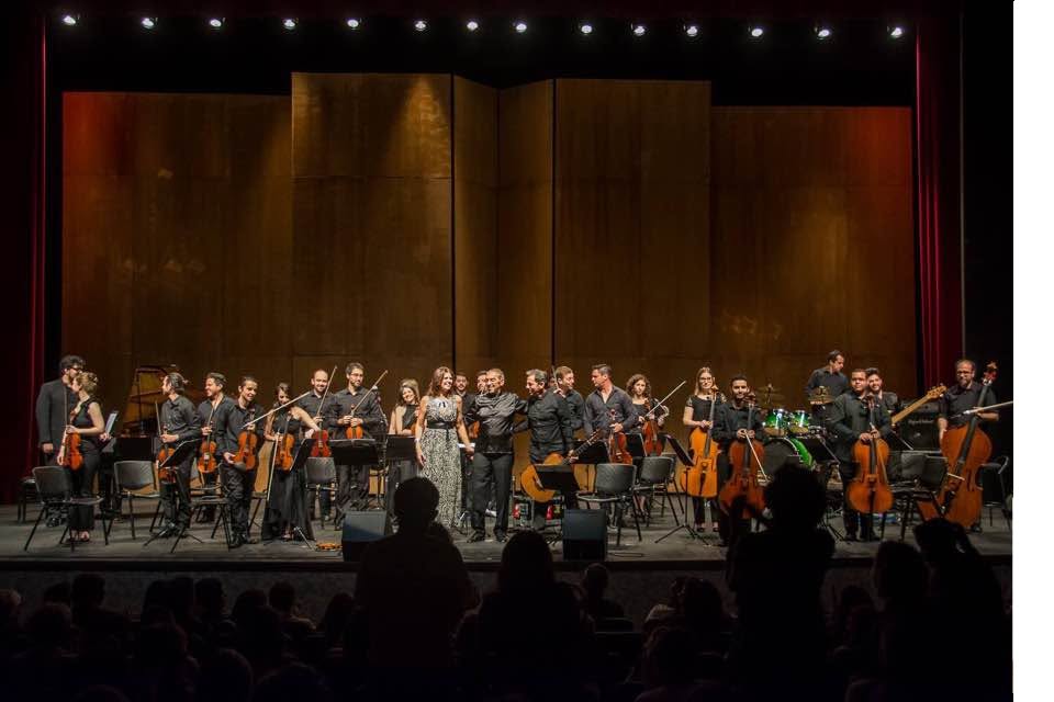 Selma Hernandes con l'Orchestra Ouro Preto al Grande Teatro del Sesc Palladium, Belo Horizonte